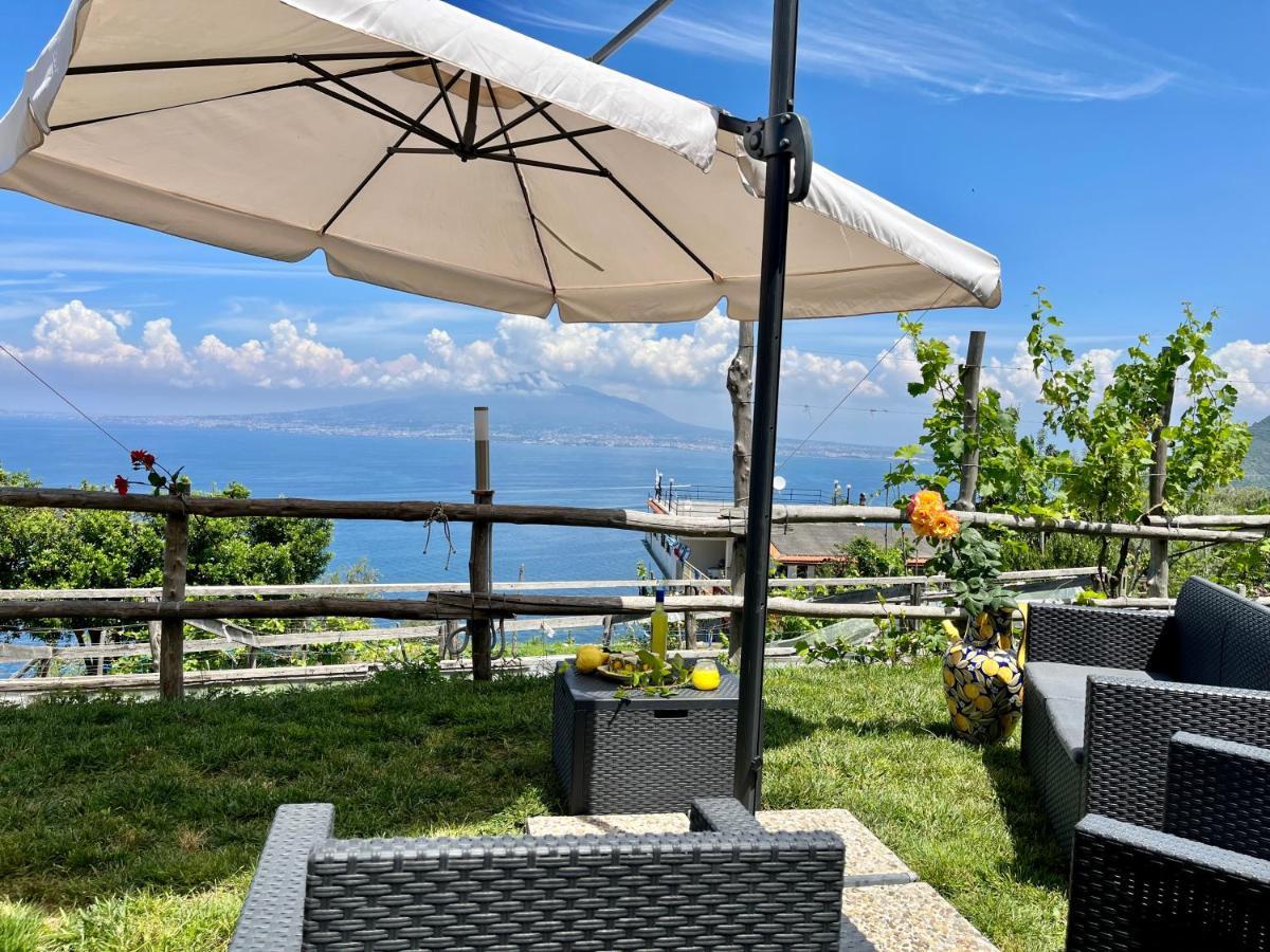 La Badia Montechiaro - Breathtaking View Of Sorrento Coast Villa Vico Equense Eksteriør billede