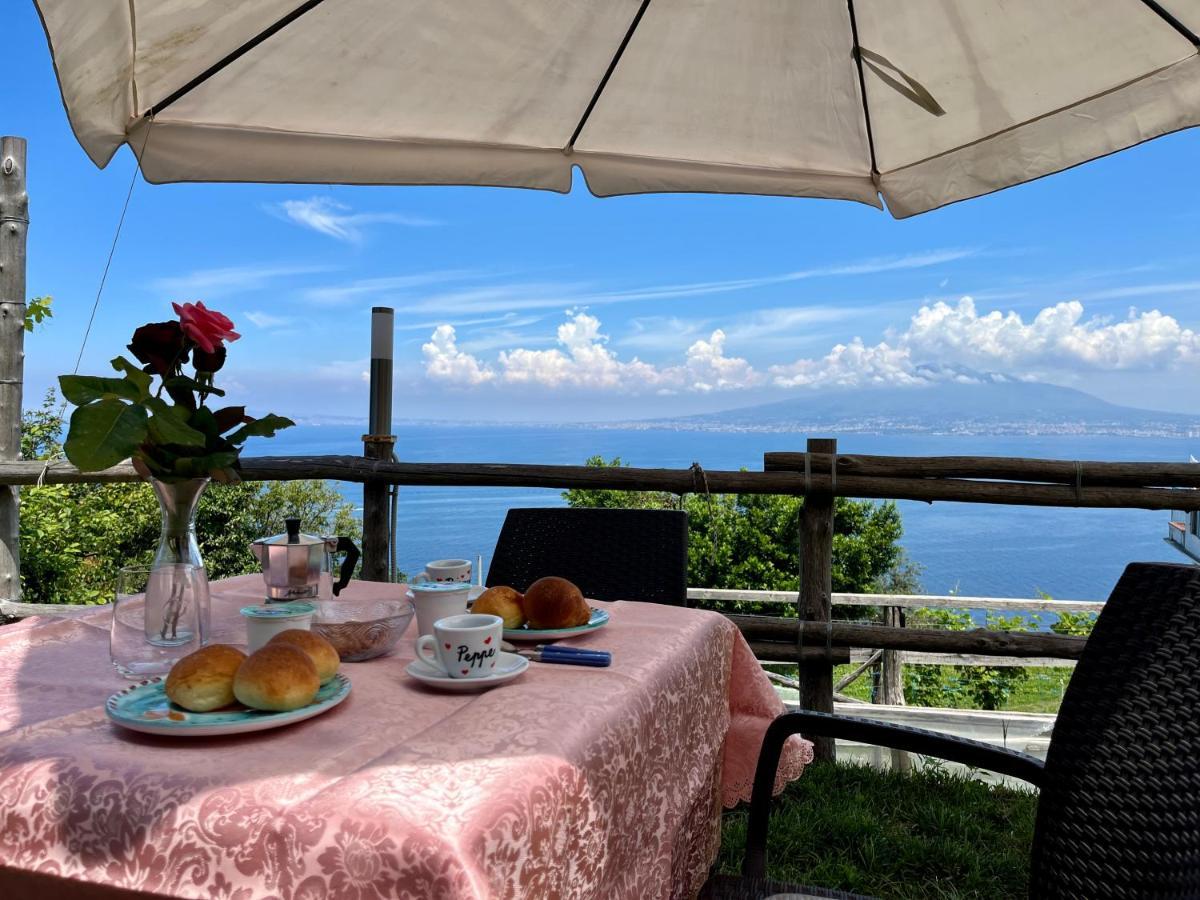 La Badia Montechiaro - Breathtaking View Of Sorrento Coast Villa Vico Equense Eksteriør billede