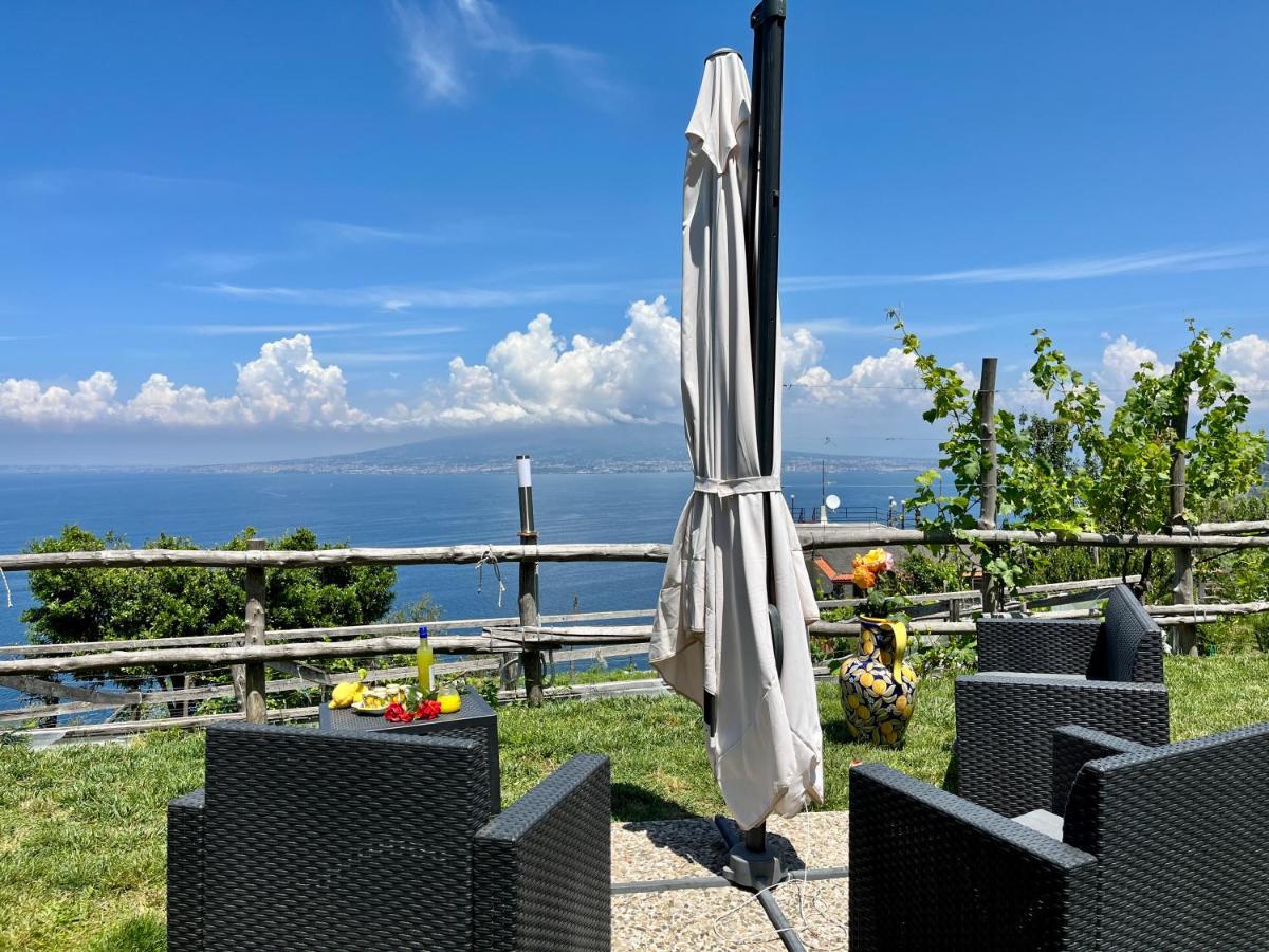 La Badia Montechiaro - Breathtaking View Of Sorrento Coast Villa Vico Equense Eksteriør billede