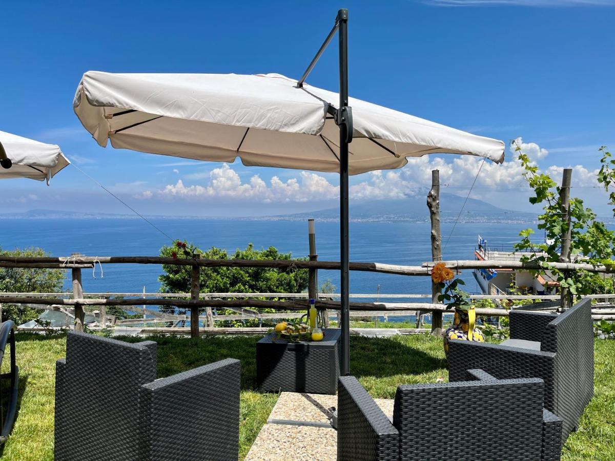 La Badia Montechiaro - Breathtaking View Of Sorrento Coast Villa Vico Equense Eksteriør billede